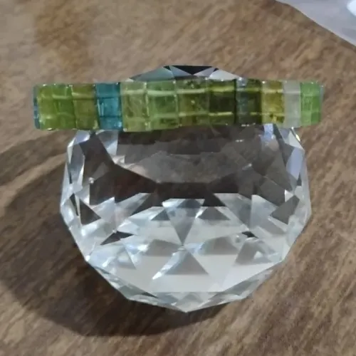 Pulseira turmalinas naturais alta qualidade 17cm pulso.
