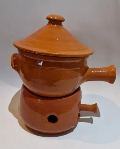Rechaud Caçarola De Barro Fogareiro Difusor De Calor em cerâmica <br>R$ 200,00<br>*NOVO*