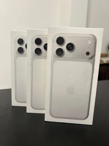 17 pro Max Silver 256 gb novo , lacrado
