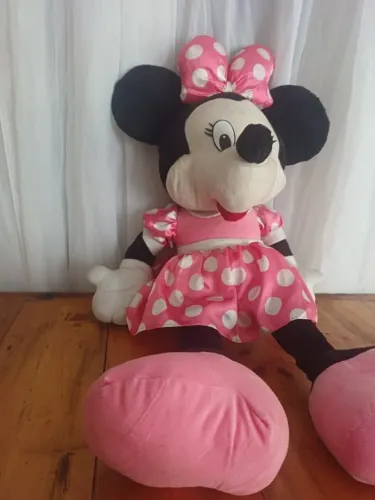 Minnie Rosa de Pelúcia Macia e Fofa
