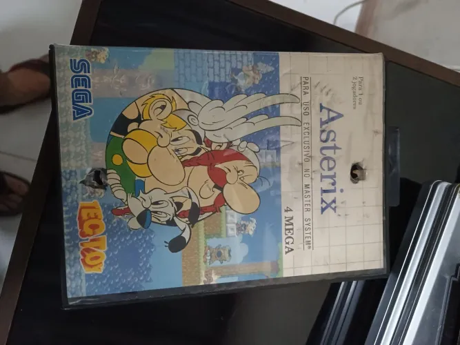 Jogo master system Asterix com caixa original 