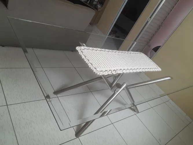 Mesa de vidro 2,00 metros por 90