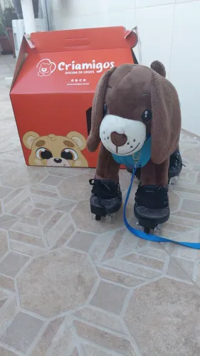 Vende-se cachorrinho da cria amigos  de pelucia com patins em estado