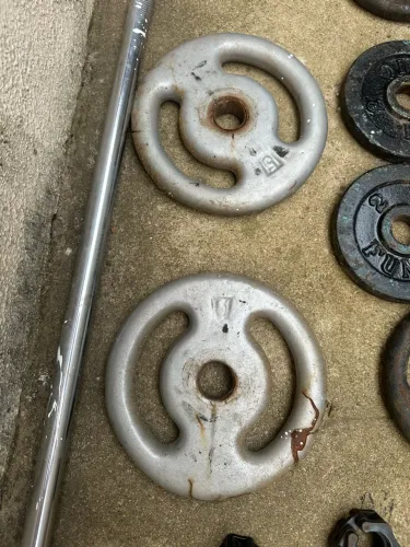 Halteres para malhar em casa