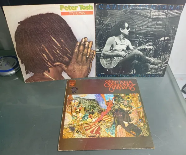 LPs Santana / Carlos Santana / Peter Tosh