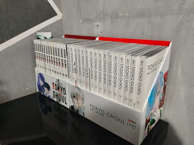 todos os 30 mangás de Tokyo Ghoul (2 box completos)