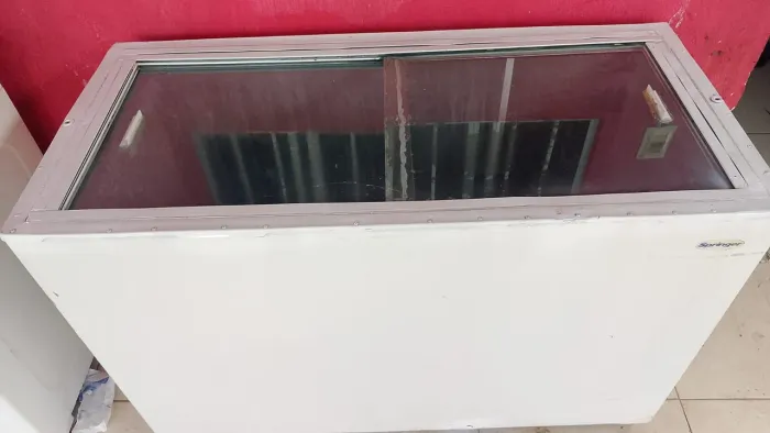 Frezzer tampa de vidro springer