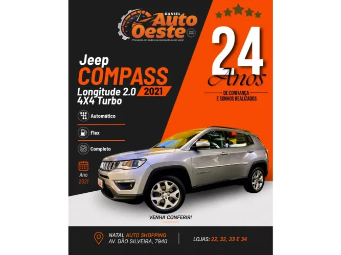 Jeep Compass Longitude 2.0 4X2 Flex 16V Aut. 2021