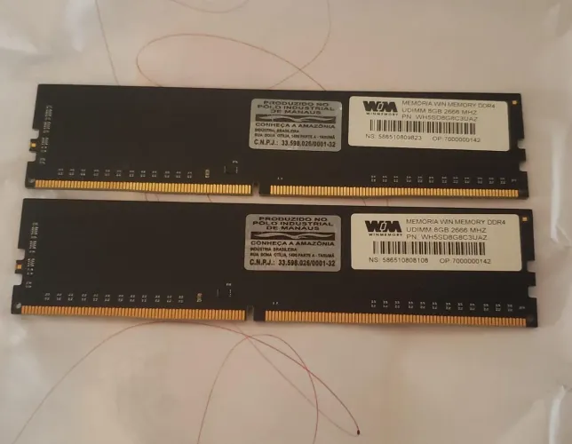 Memoria ram ddr4 2x8GB 2666MHZ