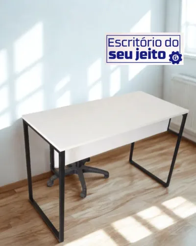 Mesa de Escritório REFORÇADA NOVA 1,1m Multiuso Industrial Computador Notebook Estudo Bir