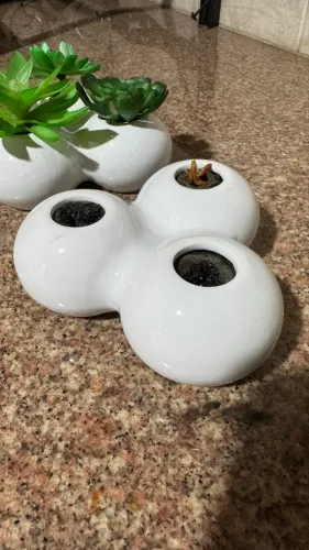 Vaso decorativo de cerâmica