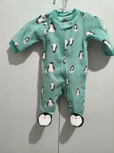 Macacão Carter's fleece recém nascido 