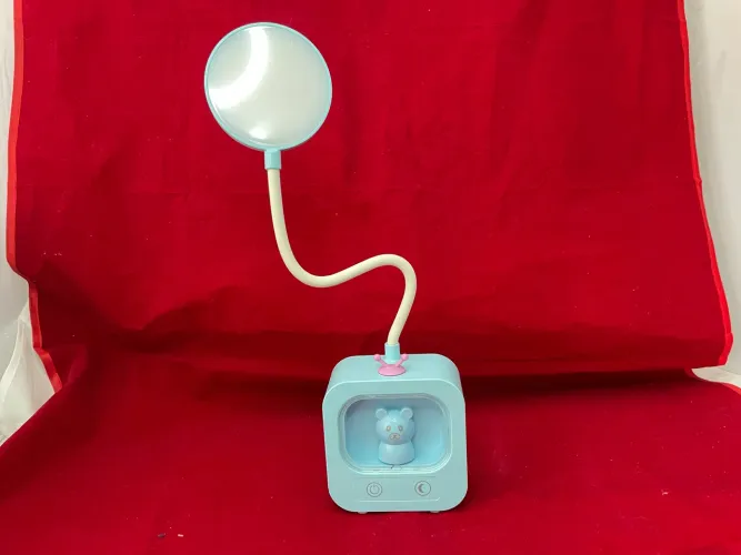 Luminária De Mesa Flexível Luz Rgb Brilho Ajustável