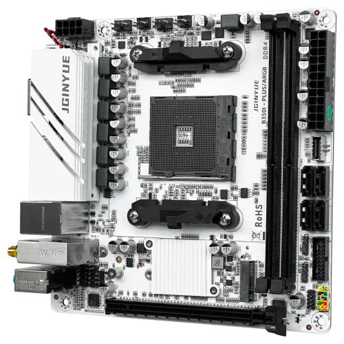 Placa Mãe Mini ITX B350I Jginyue - Nova
