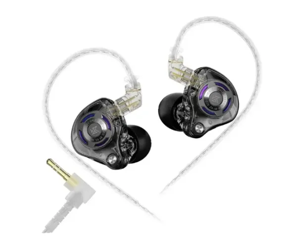 Fone De Ouvido Kz Gale Gamer Esports Preto Retorno Palco 