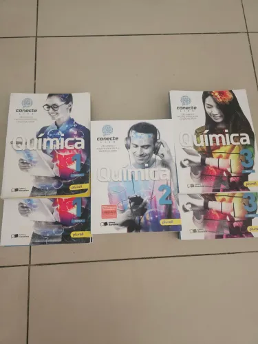 Coleção conecte Live química volumes 1,2 e 3 por 450.00