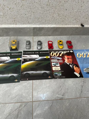 Lote 6 miniaturas com avarias