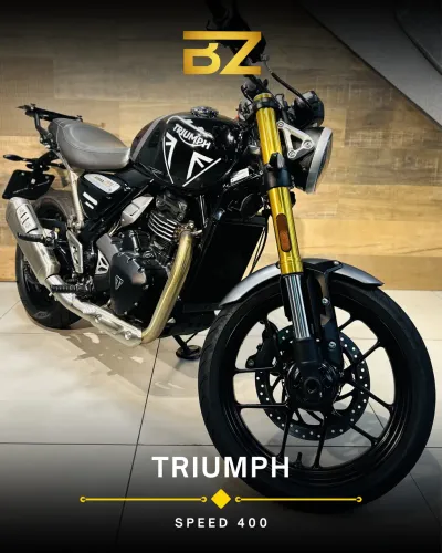 TRIUMPH SPEED 400 - Baixo Km - Impecável