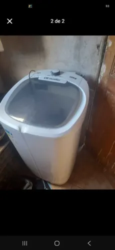 Vendo tanque de lavar roupa 10 kl, pouco tempo de uso ainda to pagando