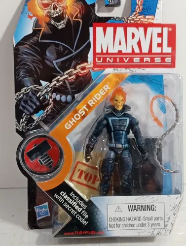 Motoqueiro Fantasma Marvel Universe 3,75 - 10 cm (cor azul marinho) NOVO lacrado 