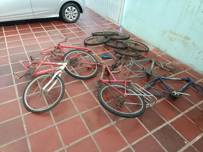 Peças de bicicletas