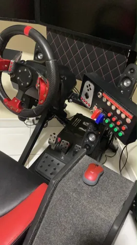 Simulador Profissional de Corrida + PC Gamer | Triple Screen | Pronto para Jogar