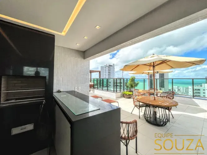 ceci- Viva o Melhor de Boa Viagem no Edf. Parador de Madrid. 3 quartos, varanda, suite , 7