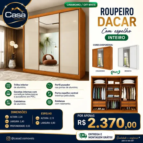 Guarda roupa Dacar