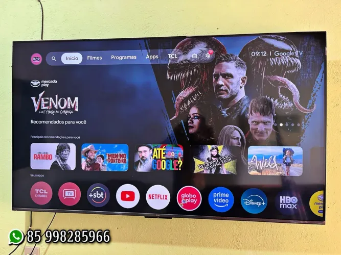 Smart tv TCL 50 nova com nota e garantia