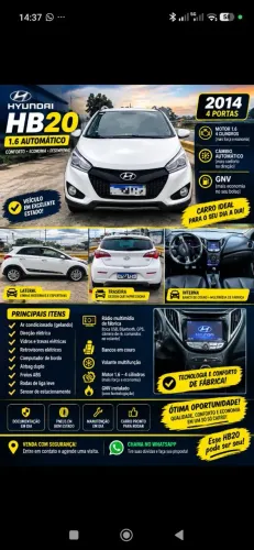 Hyundai HB20X Premium 1.6 Flex 16V Aut. 2014