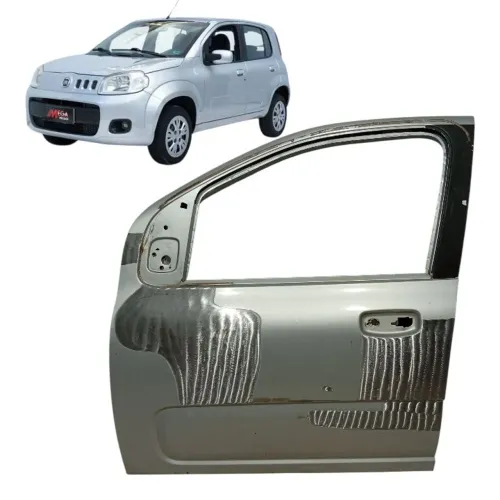 Porta Dianteiro Esquerdo Fiat Uno Vivace 2017 A 2021 Usado Original