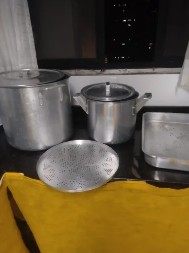 Kit Panela Caldeirão Panelão Forma