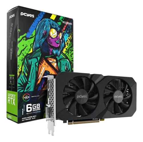 PLACA DE VÍDEO NVIDIA GEFORCE RTX 3050 6GB PCYES