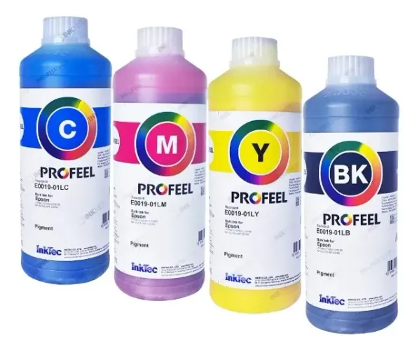 Kit cartucho recaregável+ 4 Tintas Pigmentada (750ml) p/impressora wf c5810- 5790