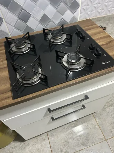 Fogão cooktop 4 bocas