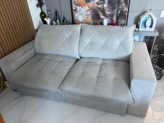 Sofá retrátil 2 lugares 