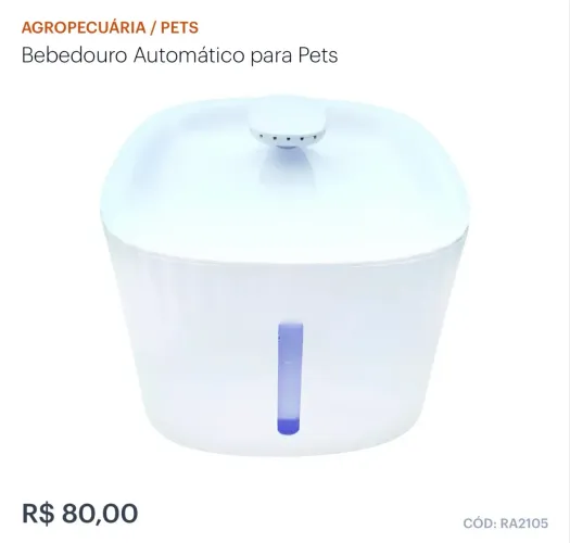 Bebedouro Automático para Pets