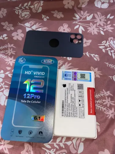 TELA DE IPHONE 12PRO + BATERIA E FUNDO TRAZEIRO 