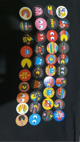 Tazos Pacman Colecao completa.