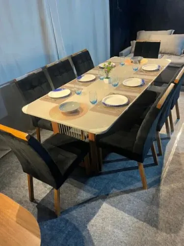 Mesa Régia com 8 cadeiras Georgia