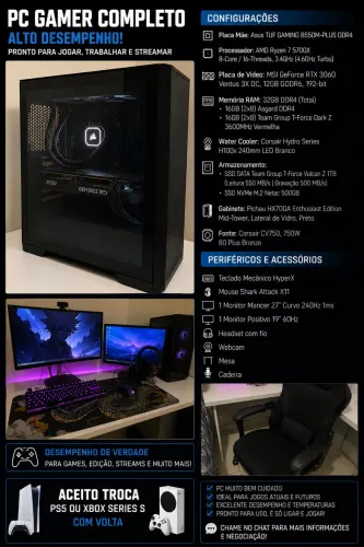 Setup gamer completo