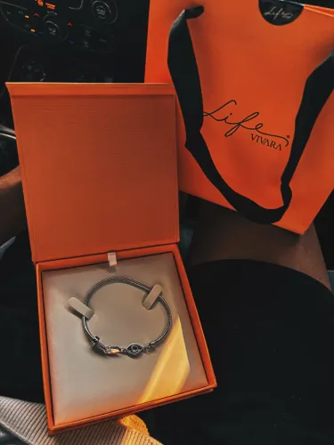 Pulseira life vivara prata 925