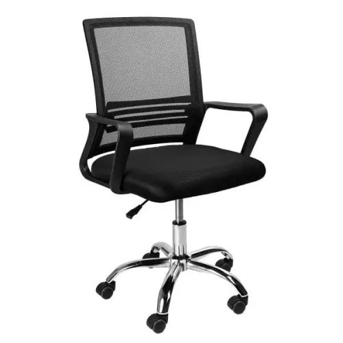 Cadeira Escritorio Office Go Star Preta Vinik