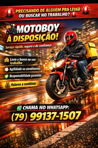 Motoboy disponível