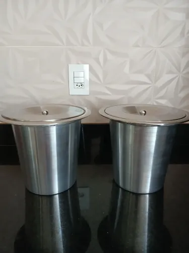 Lixeira de Embutir Inox