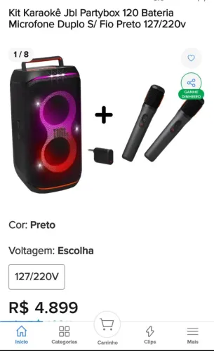 JBL party Box 120 E MICROFONES