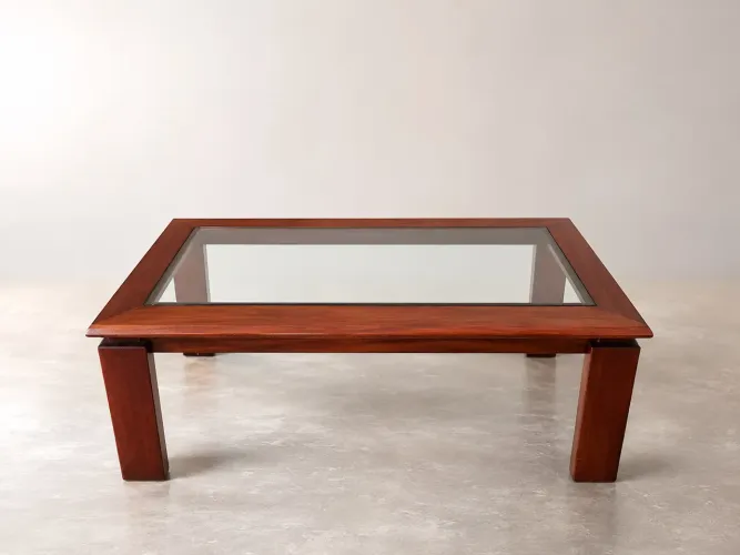 Mesa de centro - madeira maciça 
