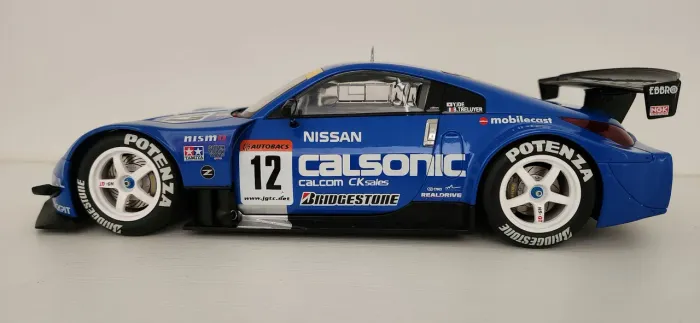 MINIATURA 1:18 AUTOART NISSAN FAIRLADY 350Z CALSONIC IMPUL 2004 #12 JGTC JDM 350Z NISMO