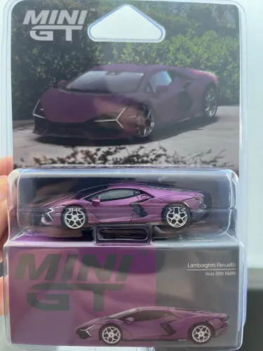 Mini GT Lamborghini Revuelto Viola Matte Roxa 1:64
