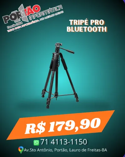 Tripé pro bluetooth
